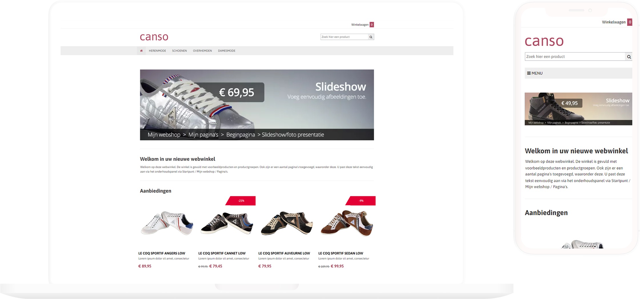 Canso webshopthema
